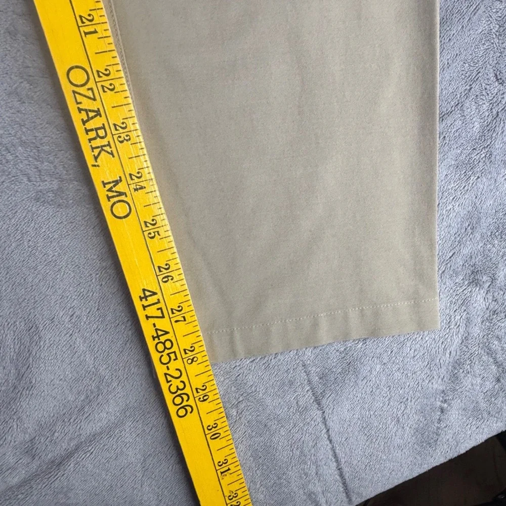 Free Fly Pants Mens 32x30 Khaki Repreve Organic Cotton Stretch Performance Chino